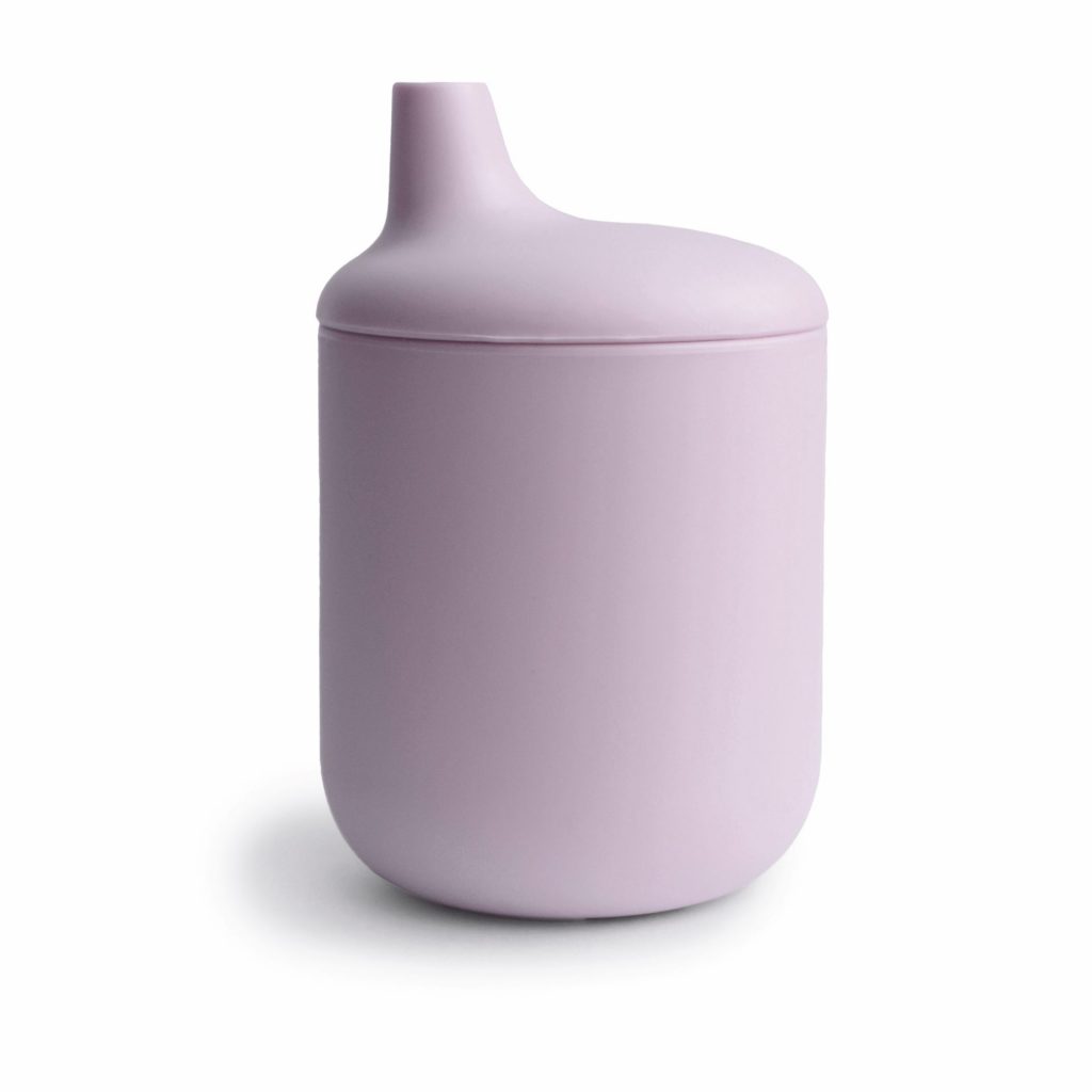 Mushie_gobelet_apprentissage_silicone_lilac_Jadeco